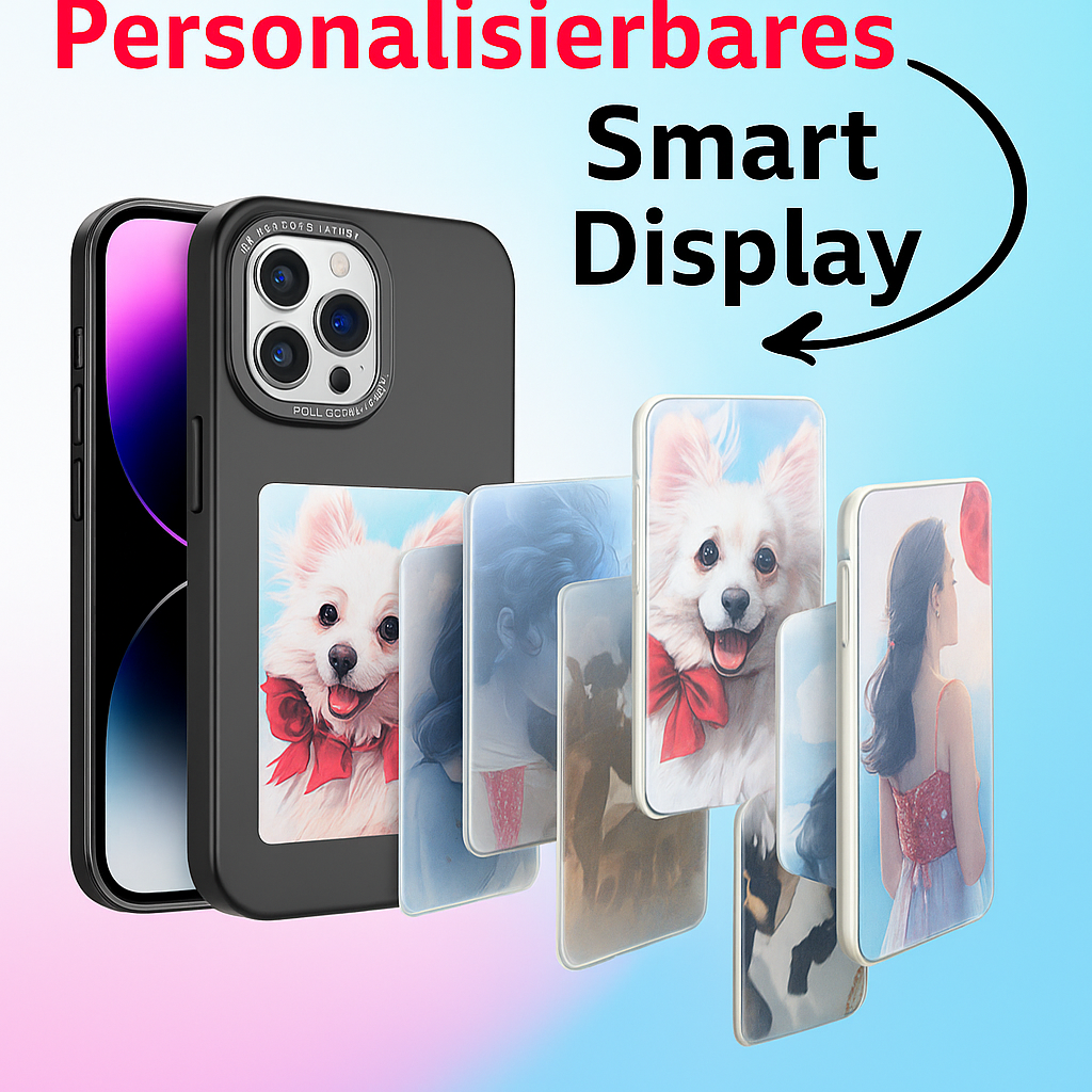 E-Ink Handyhülle – personalisierbar, batteriefrei, luxuriöses Design